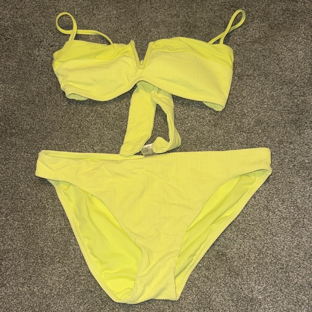 Sanctuary Neon Yellow Bikini Set